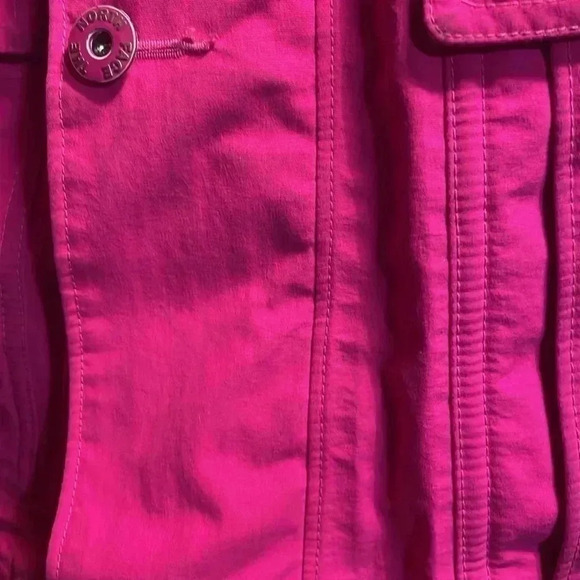 The North Face “hyvent” pink nylon polyester fill winter parka jacket M - Picture 5 of 10